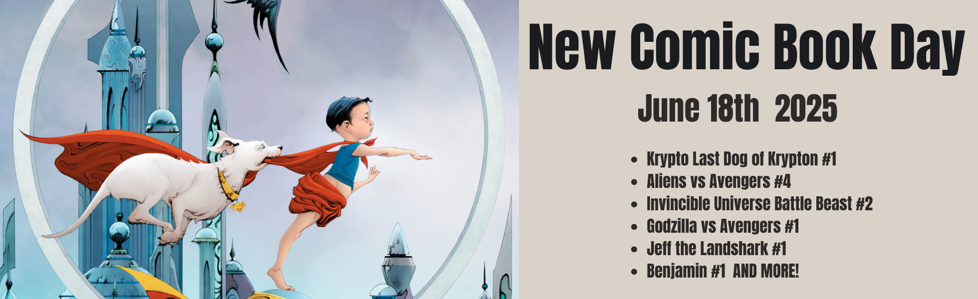 New Comic Book Day June 18th 2025